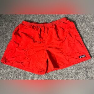 Patagonia Men's 4”inseam Board Shorts Lined Athletic Active Dark Red Gym SZ XL